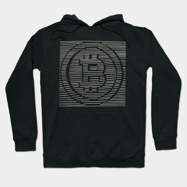 Bitcoin Logo I Abstract BTC Bitcoin Hoodie by az_Designs